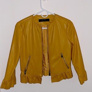 Zara Jacket. Faux leather.